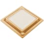 Aero Pure Square on Square Replacement Grille for Bath Fan with Light Satin Gold