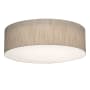 AFX Anton 3 Light 15" Wide Flush Mount Drum Ceiling Fixture Jute