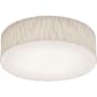AFX Anton 20" Wide Flush Mount Drum Ceiling Fixture Jute