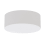 AFX Anton 20" Wide Flush Mount Drum Ceiling Fixture Linen White