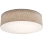 AFX Anton 30" Wide LED Flush Mount Drum Ceiling Fixture Jute / White