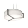 AFX Apex 2 Light 15" Wide Suspension Pendant Weathered Grey