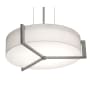 AFX Apex 3 Light 17" Wide Suspension Pendant Weathered Grey