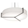 AFX Apex 3 Light 22" Wide Suspension Pendant Weathered Grey