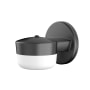 AFX Benton 5" Tall LED Outdoor Wall Sconce Black / White
