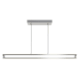 AFX Cass 48" Wide LED Linear Chandelier Satin Nickel