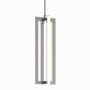 AFX Cass 12" Tall LED Mini Pendant Satin Nickel