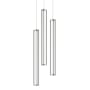 AFX Cass 18" Wide LED Multi Light Pendant - 12000 lm, 3000K, 90 CRI, 108W Satin Nickel