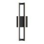 AFX Cass 4 Light 16" Tall LED Bathroom Sconce - ADA Black