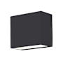 AFX Dakota 4" Tall LED Outdoor Wall Sconce Black