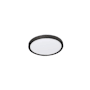 AFX Edge Round 6" Wide LED Flush Mount Ceiling Fixture Black