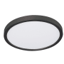 AFX Edge 8" Wide LED Flush Mount Ceiling Fixture Black