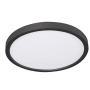 AFX Edge 12" Wide LED Flush Mount Ceiling Fixture Black