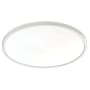 AFX Edge Round 16" Wide LED Flush Mount Drum Ceiling Fixture - 120 Volts White