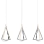 AFX Gianna 36" Wide LED Linear Pendant Satin Nickel