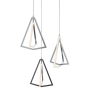 AFX Gianna 28" Wide LED Multi Light Pendant Satin Nickel