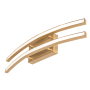 AFX Harper 2 Light 24" Wide Integrated LED Bath Bar Satin Brass