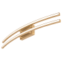 AFX Harper 2 Light 36" Wide LED Bath Bar Satin Brass