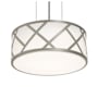 AFX Haven 2 Light 13" Wide Pendant Satin Nickel