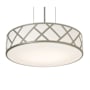 AFX Haven 3 Light 17" Wide Pendant Satin Nickel