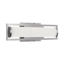 AFX Vanity 24" Wide LED Bath Bar with White Acrylic Shade Satin Nickel
