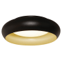 AFX Kayce 19" Wide LED Flush Mount Ceiling Fixture Black
