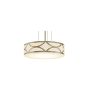 AFX Lake 16" Wide LED Suspension Pendant Gold / White