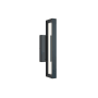 AFX Liam 18" Tall LED Outdoor Wall Sconce Black / White
