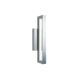 AFX Liam 18" Tall LED Outdoor Wall Sconce Painted Nickel / White