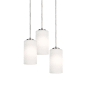 AFX Leo 3 Light 18" Wide Multi Light Pendant Satin Nickel