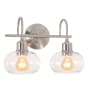 AFX Laney 2 Light 15" Wide Vanity Light Satin Nickel