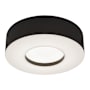 AFX Montclair 19" Wide LED Flush Mount Drum Ceiling Fixture Black