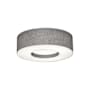 AFX Montclair 19" Wide LED Flush Mount Drum Ceiling Fixture Grey