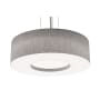 AFX Montclair 24" Wide LED Pendant Satin Nickel / Grey / White