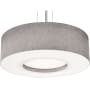 AFX Montclair 30" Wide LED Pendant Satin Nickel / Grey / White