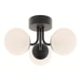 AFX Metropolitan 16" Wide LED Semi-Flush Ceiling Fixture Black
