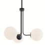 AFX Metropolitan 27" Wide LED Abstract Pendant Black