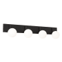 AFX Metropolitan 4 Light 38" Wide LED Bath Bar Black