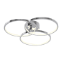 AFX Orion 20" Wide LED Semi-Flush Ceiling Fixture Polished Chrome