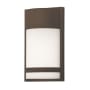 AFX Paxton Single Light 12" Tall LED Outdoor Wall Sconce Textured Bronze