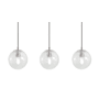 AFX Palla 3 Light 36" Wide Multi Light Pendant Satin Nickel