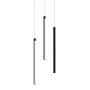 AFX Rosemont 8" Wide LED Multi Light Pendant Black / White