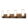 AFX Arden 4 Light 30" Wide Integrated LED Bathroom Vanity Light Satin Nickel