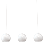 AFX Roxy 3 Light 36" Wide Linear Pendant White