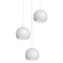 AFX Roxy 3 Light 18" Wide Multi Light Pendant White
