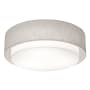 AFX Sanibel 23" Wide LED Flush Mount Drum Ceiling Fixture White / Linen White