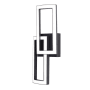 AFX Sia 17" Tall LED Bathroom Sconce Black / White