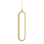 AFX Sienna 13" Tall LED Mini Pendant Gold / White