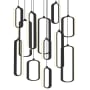 AFX Pendant 18" Wide LED Multi Light Pendant Black