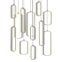 AFX Pendant 18" Wide LED Multi Light Pendant Painted Nickel